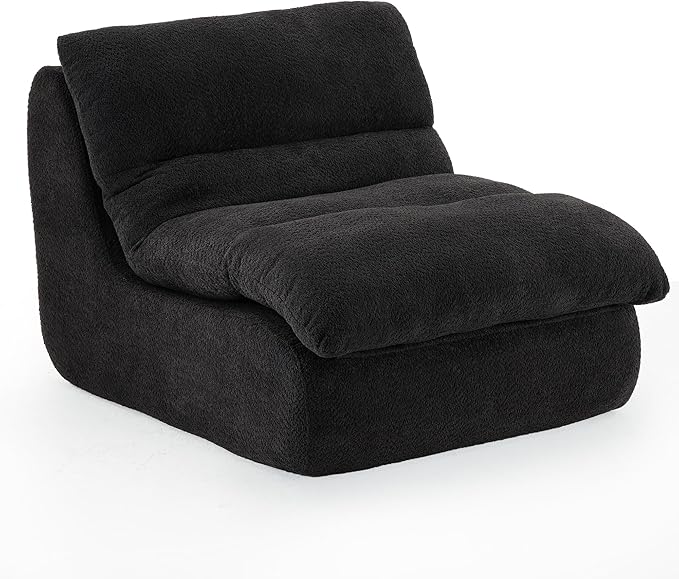 STARY Upholstered Accent Sofa Modern Armchair with Soft Cushioned Seat Stylish Sofa for Living Room Bedroom or Office