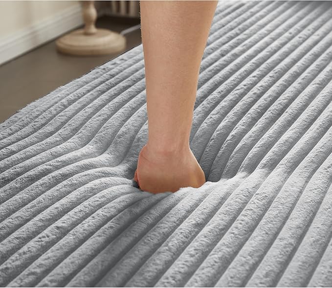 2-in-1 Folding Convertible Sofa Bed78 Inch Convertible Boneless Couch with Pilow Foldable Matress Corduroy Loveseat Sleeper Pull Out Bed Floor Sofa Modular Futon Couch (Corduroy Light Grey)