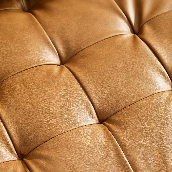 Modway EEI-3765-TAN Valour Upholstered Faux Leather Sofa Tan