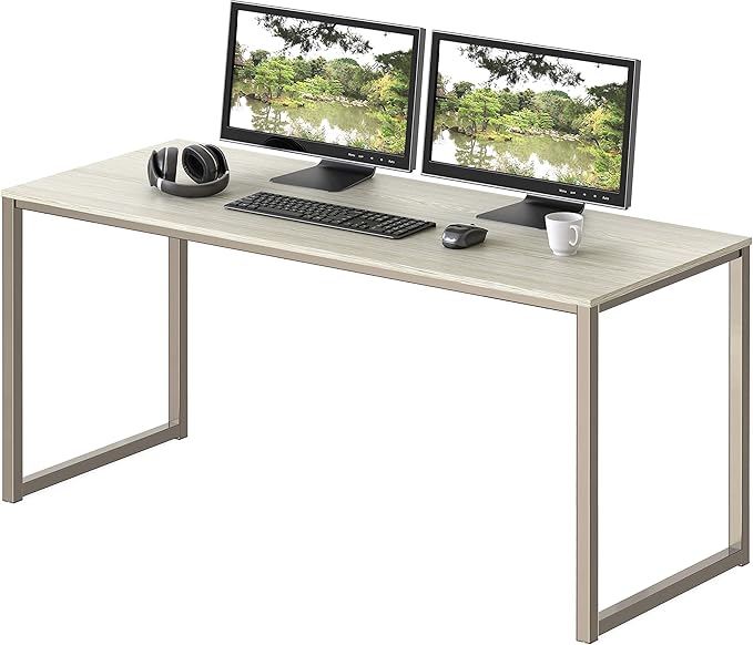 SHW Mission 48-Inch Home Office Computer Desk Maple