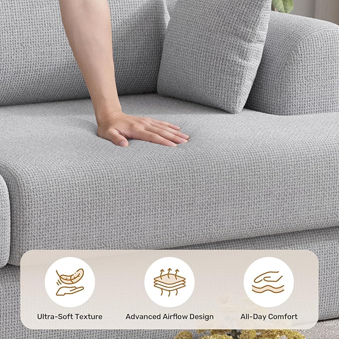 84” Loveseat Sofa Set of 2 Boneless Modular Sofa Couches for Living Room Cloud Couch with Deep SeatEasy Assembly for Small SpacesGreen
