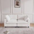 JACH 78 Deep Seat Sectional Couches Convertable Sleeper Sofa for Living Room Love Seat Couch Sofa Covers Washable Modular Sectional Sofas for Living Room Apartment Beige