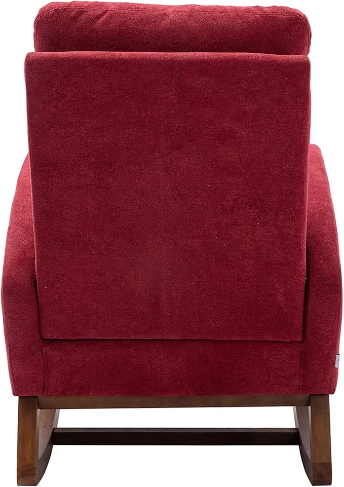 Living Room Comfortable Rocking Chair Living Room Chair Red