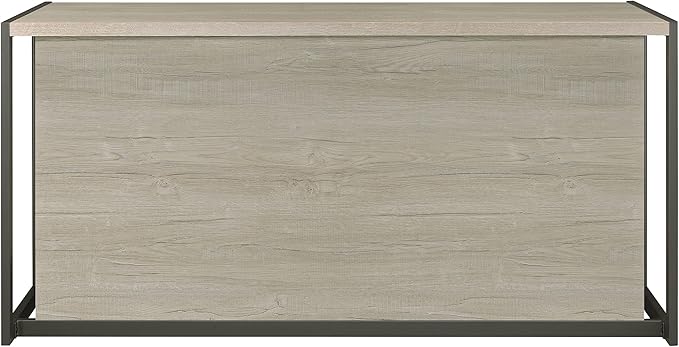 Coaster Home Furnishings - Loomis - Engineered Wood - 60-Inch Desk with Drawers and File Cabinet Drawers Sled Base Contemporary Style - Home Office - Whitewashed Grey - 805881
