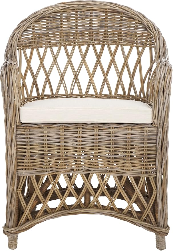 Safavieh Home Collection Inez Natural Wicker Club Chair