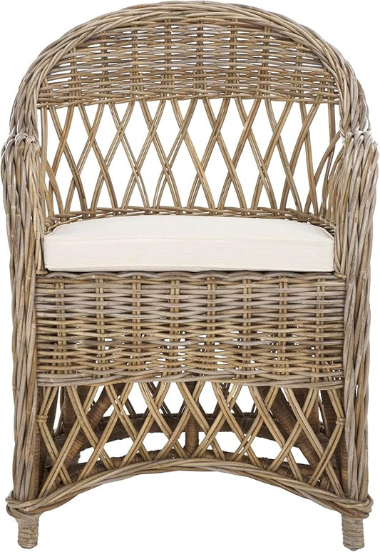 Safavieh Home Collection Inez Natural Wicker Club Chair