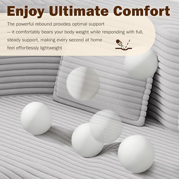 78 Folding Floor Sofa Bed Queen Full Size Folding Mattress Boneless Couch for Living Room 15 Seat Height Convertible Teddy Fabric Foam-Filled Loveseat Sleeper Sofa Bed