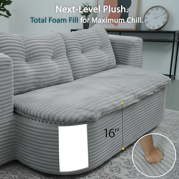 78.7-inch Folding futon Sofa Bed Full-Size Convertible Sleeper Couch Bed Memory Sponge Double Sofa with Comfortable Mattress Suitable for Living Room and Guest Room (light gray 78.7 inches)