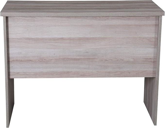 39.5 Modern Computer Desk 2-Drawer Home Office Writing Workstation with A Simulated Cherry Wood Finish Table Top for Home Office