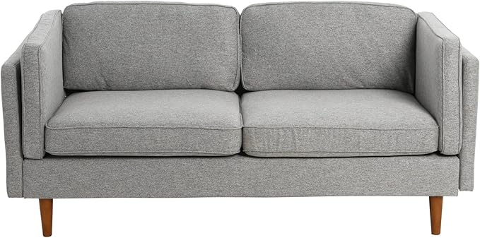 Creative Co-Op Atley High Sided Sofas Mid-Century Grey