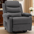 Power Lift Recliner Chair for Elderly Electric Lift Chair for Adults Small Recliner with Side Pockets for Living Room Reading Room Recliner Saves Your Favorite Position Darkgrey