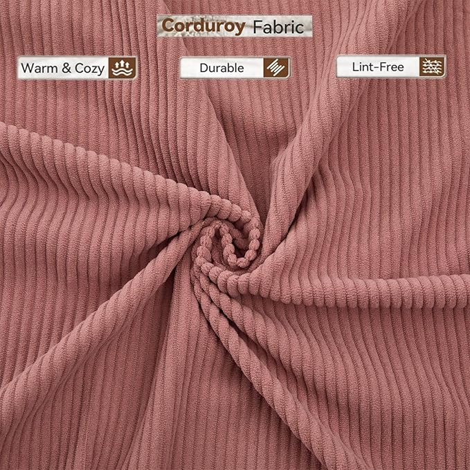 Convertible Folding Sofa Bed Modular Floor Sofa with Removable Backrest 3-Seater Fold Out Couch Bed with Pillows King Size Futon Lazy Couch Corduroy Sleeper for Living Room Dorm Dark Pink