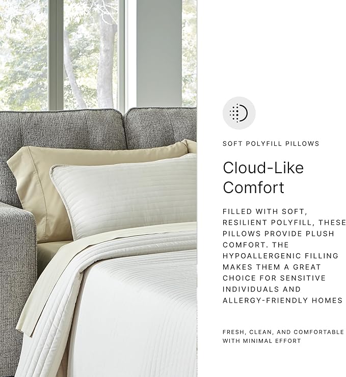 Signature Design by Ashley Fanciful Classic Sofa Sleeper with Tufted Cushion Removable Cushion and Bi-Fold Memory Foam Mattress Queen Light Gray