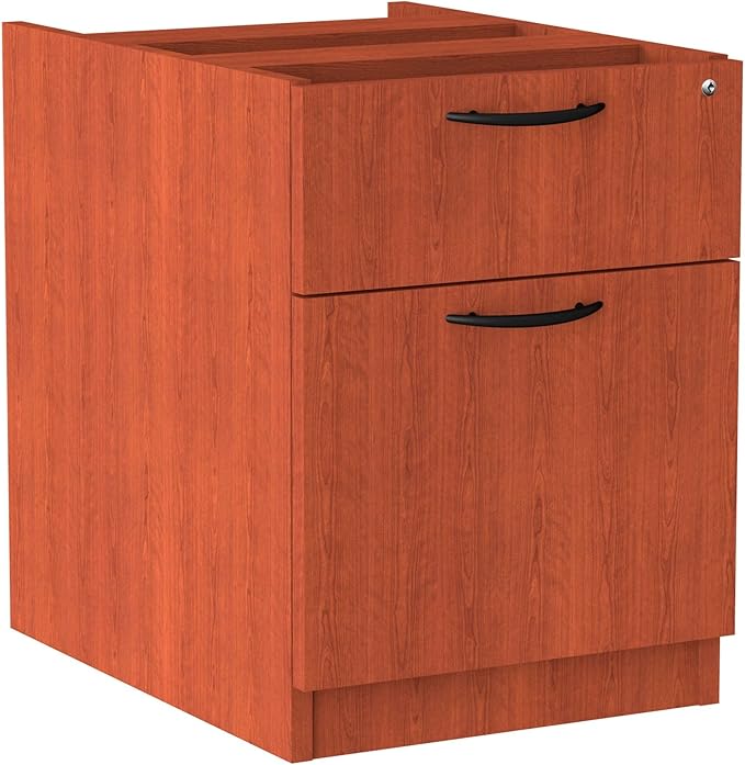 Alera Valencia Series 16 by 22 by 22-Inch 3/4 Box and File Pedestal Medium Cherry