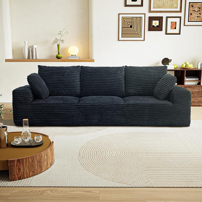 Modular Sectional Sofa Cloud Couch Corduroy Fluffy Couch Sectional Couches for Living Room