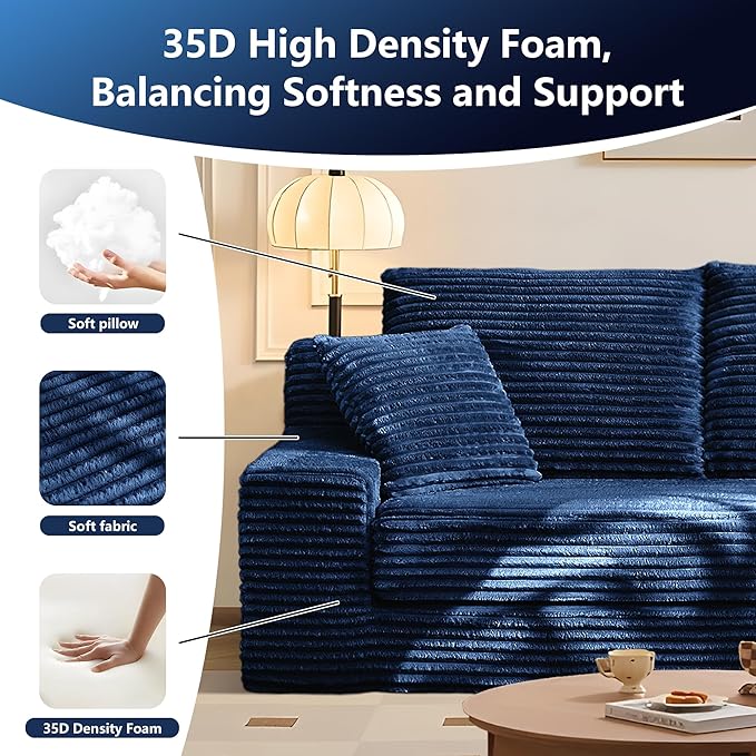 70.9'' Loveseat Sofa 2 Seater Flannel Fabric Loveseat Couches Comfy Upholstered Modern Leisure Love Seat Couch with 2 Pillow Convertible Sofa Bed for Bedroom Office Living Room