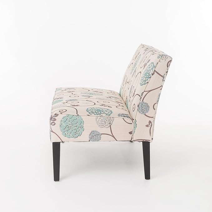 Christopher Knight Home Dejon Fabric Love Seat White And Blue Floral