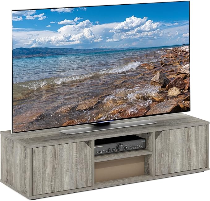 Furinno Classic Stand for TV up to 55 Inch French Oak
