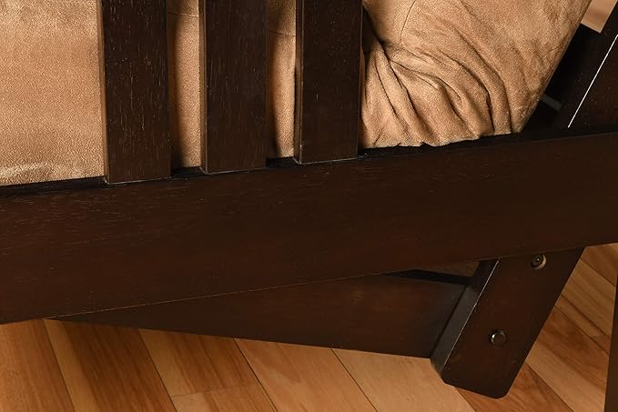 Kodiak Furniture Monterey Queen-size Futon Frame Storage Drawers Espresso Finish