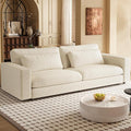 Extra Large Loveseat Sofa 104.72 Spacious 2 Seater Couch Comfy Deep Seat Sofa with 2 Pillows &amp Wide Armrests for Living Room &amp Bedroom