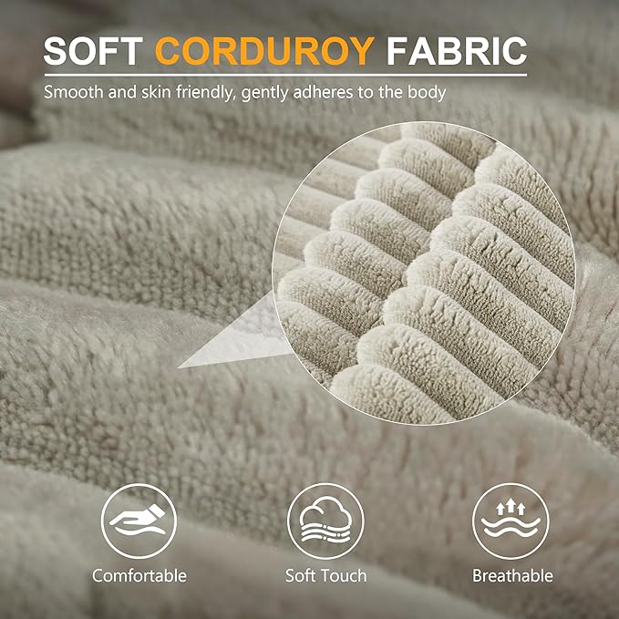 71 Corduroy Loveseat Sofa 3-Seater Cloud Couch Boneless Couch in a Box Comfy Deep Seat Sofa with Memory Foam Pillows and Wide Armrests Modern Small Couches for Small Spaces No Assembly