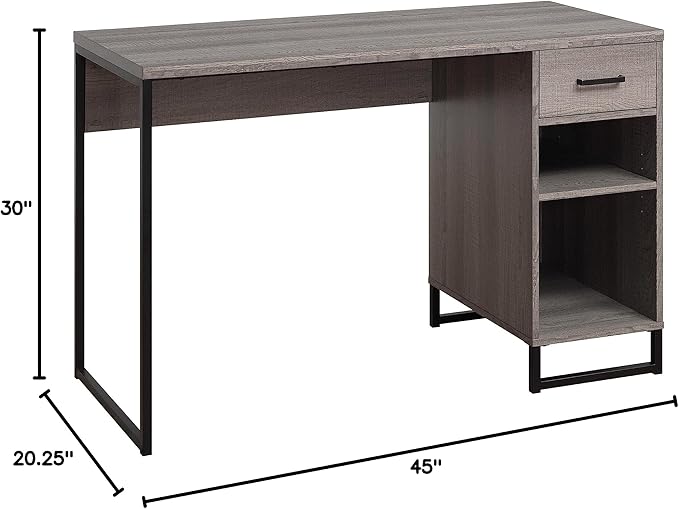OSP Home Furnishings Hagney Lane Desk Farm Oak