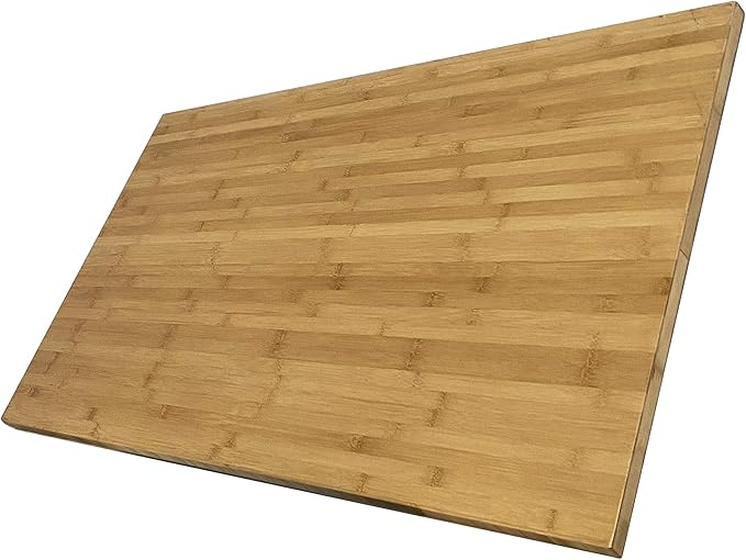 VWINDESK 48 x 27.5 x 1 Inch 100% Solid Bamboo Desk Table Top Onlyfor Standing Desk Home Office Desk(Right Angle)