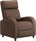 Homall Recliner Chair Recliner Sofa for Adults Recliners Home Theater Seating with Lumbar Support Reclining Sofa Chair for Living Room (Fabric Brown)