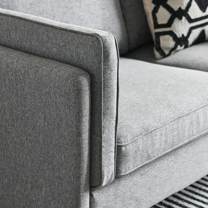 Creative Co-Op Atley High Sided Sofas Mid-Century Grey