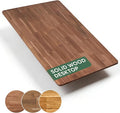 FLEXISPOT Acacia Solid Wood 72x30 Butcher Block Desktop – Thick Beveled Edge Tabletop for Standing Desk Kitchen Island Dining Table &amp DIY Projects Brown