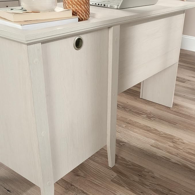 Sauder Larkin Ledge L-Desk Glacier Oak Finish