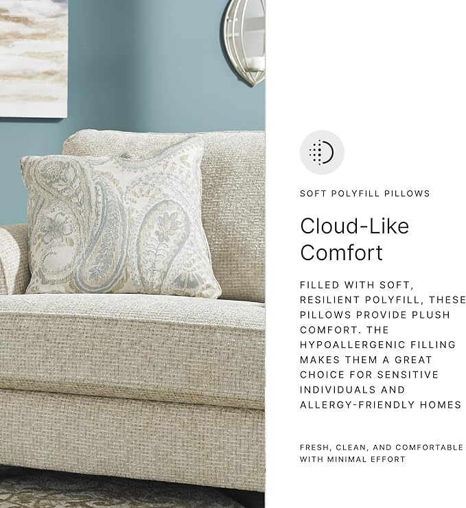 Signature Design by Ashley Monaghan Classic Upholstered Oversized Chair with Reversible Cushion Beige