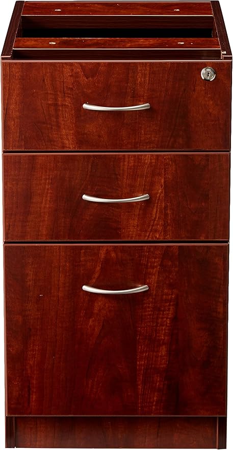 Lorell LLR69604 69000 Series Free Standing Fixed Pedestals Cherry