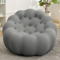 Bean Bag Grey Chair for Bedroom Small Comfy Chairs for Living Room Small Space Comfortable Corner Reading Chair for Adults/Teens No Assembly Required 350 LBS Capacity (Grey)