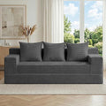 Convertible Sofa Bed 78 Oversized Boneless Loveseat Couch 2 in 1 Foldable Futn Bed Couch in A Box Folding Sleeper Sofa Chair for Living Room No Assembly Required Grey