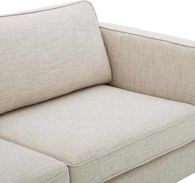 Modway Kaiya Upholstered Fabric Sofa 33.5 x 71 x 32 Beige