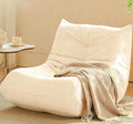 Luxury Accent Chair Microfiber Comfy Chair with Button-Tufted Details Armless Lounge Chair Modern Living Room Furniture for Bedroom Apartment &amp Gaming Room (Beige)