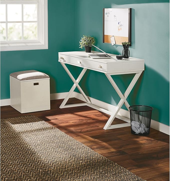 Realspace® Keri 48 W Writing Desk White