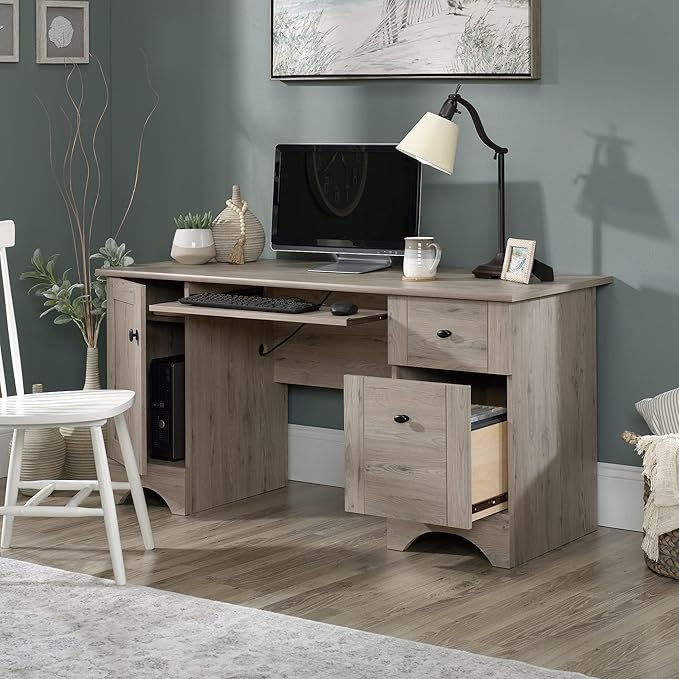 Sauder Miscellaneous Office Home Office Desk Laurel Oak Finish