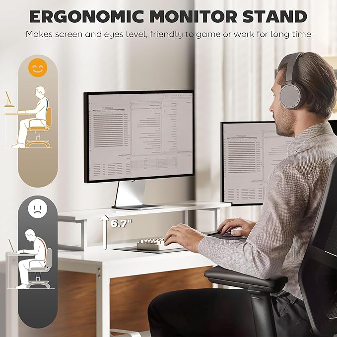 HOMCOM Gaming Desk 62 L Shaped Desk with Power Outlets &amp LED Lights 86 2 Person Computer Table with Shelf &amp Rolling CPU Stand Reversible Corner Office Table with Hutch White