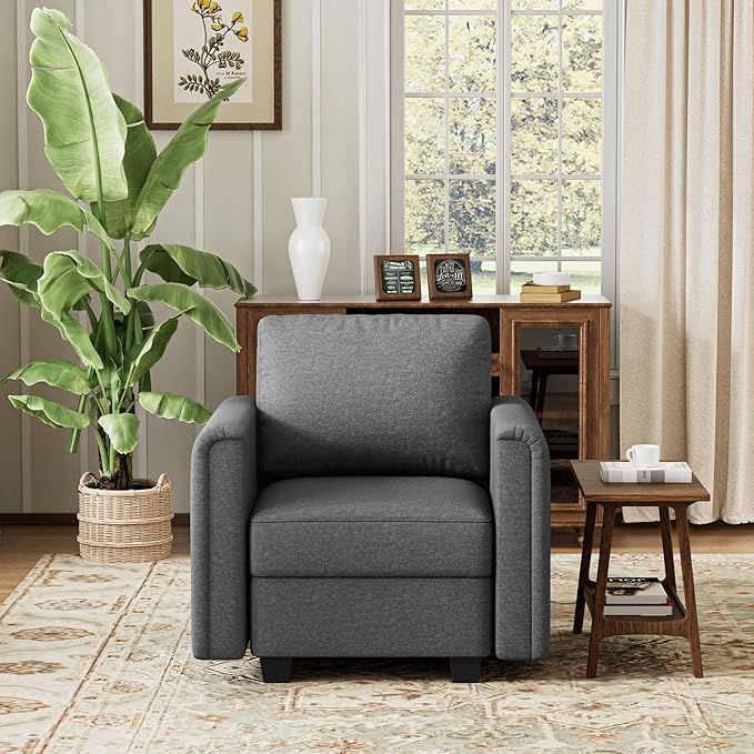Modular Sectional Sofa with Storage Sectional Couch with Deep Seat Modular Couch for Living Room OfficeHigh Supportive &amp Soft Sponge 4 Seats