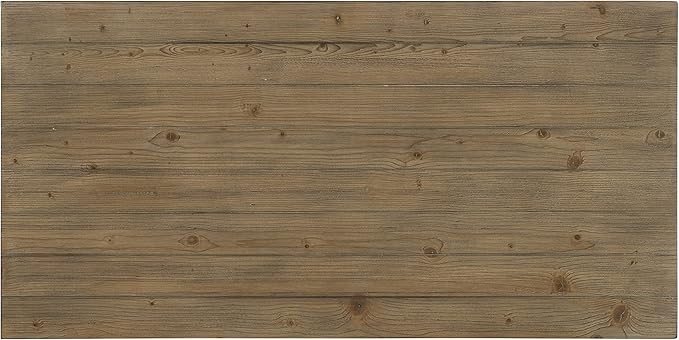 Powell Furniture Benjamin Metal Base Desk Driftwood