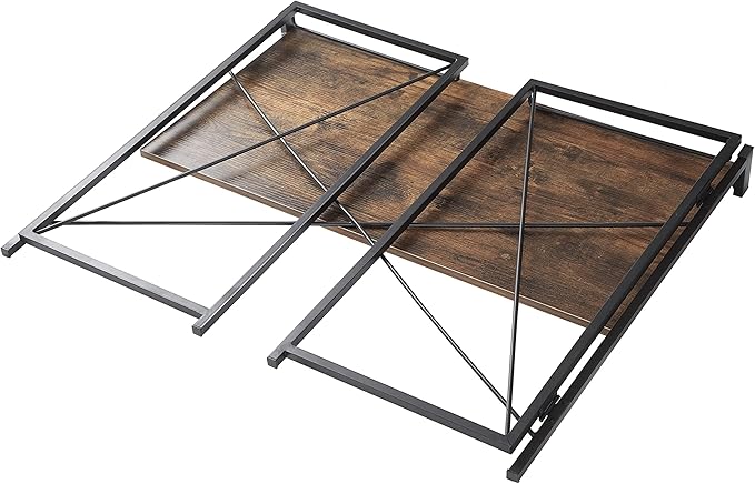Urban Lifestyle Foldable Computer Desk Wood/Black
