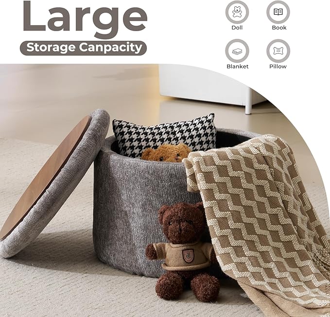 Oversized Swivel Rocker Recliner Chair with Massage and Heat Manual Swivel Glider Rocker Recliner with 2 Bolster Pillows Rocking Nursery Chair with Storage Ottoman  Adjustable Headrest Dark Grey
