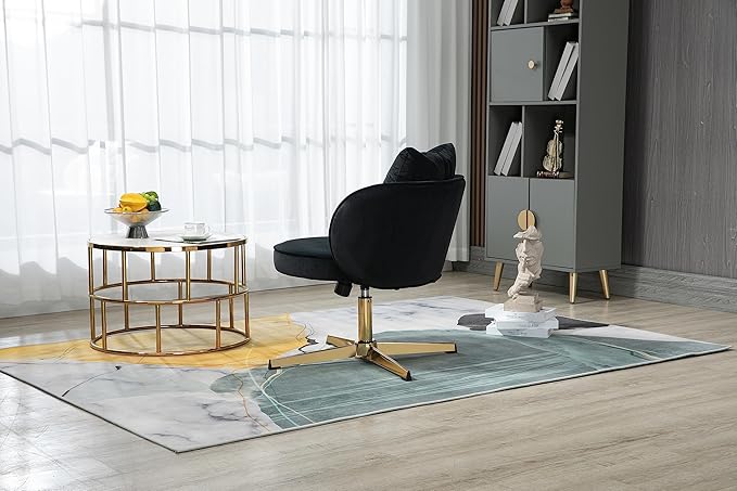 Chair Vanity Chair Modern Adjustable Home Computer Executive Chair Swivel Task Chair for Small Space Living Room Make up Studying