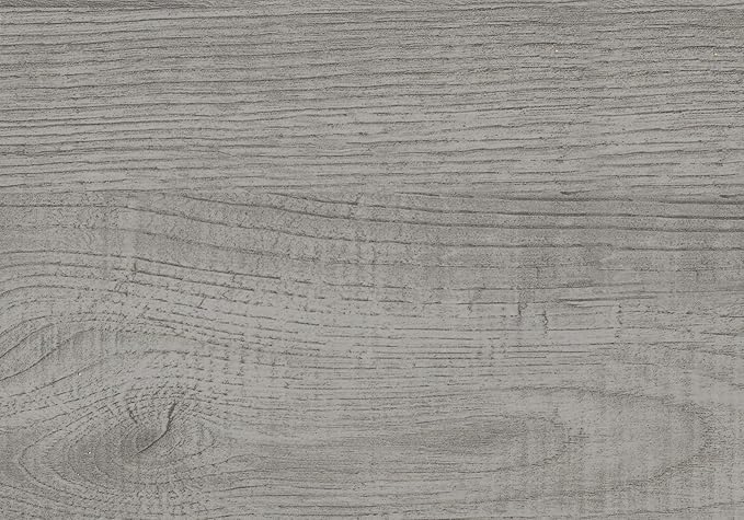 Penau Computer Desk for Home Office 48 Inches Grey Laminate Finish Black Metal Base 2 Storage Drawers Contemporary Style