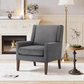 Accent Chairs for Living Room Mid-Century Wooden Fabric Living Room Chairs Arm Chair Side Chairs for Living Room Bedroom Reading Nook