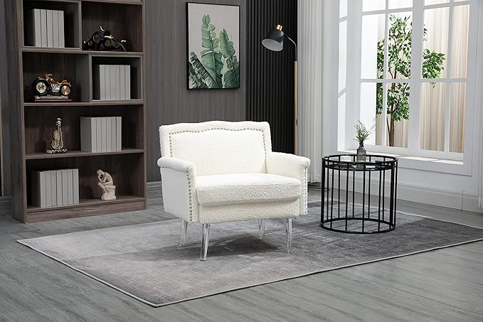Accent ChairLiving Room Chair/Leisure Single Sofa with Acrylic feet