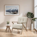 Lexicon Lhasa Fabric Accent Chair Sand Beige