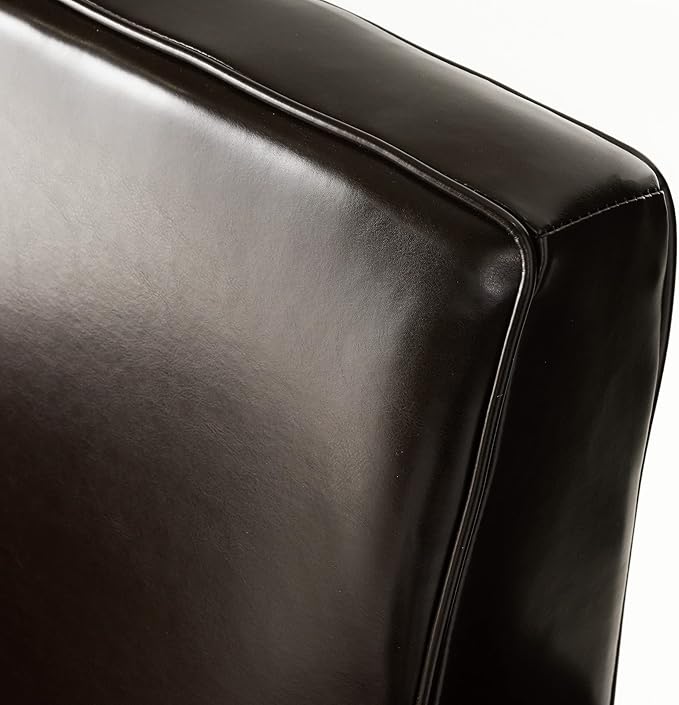 Christopher Knight Home Freemont Leather Club Chair Chocolate Brown